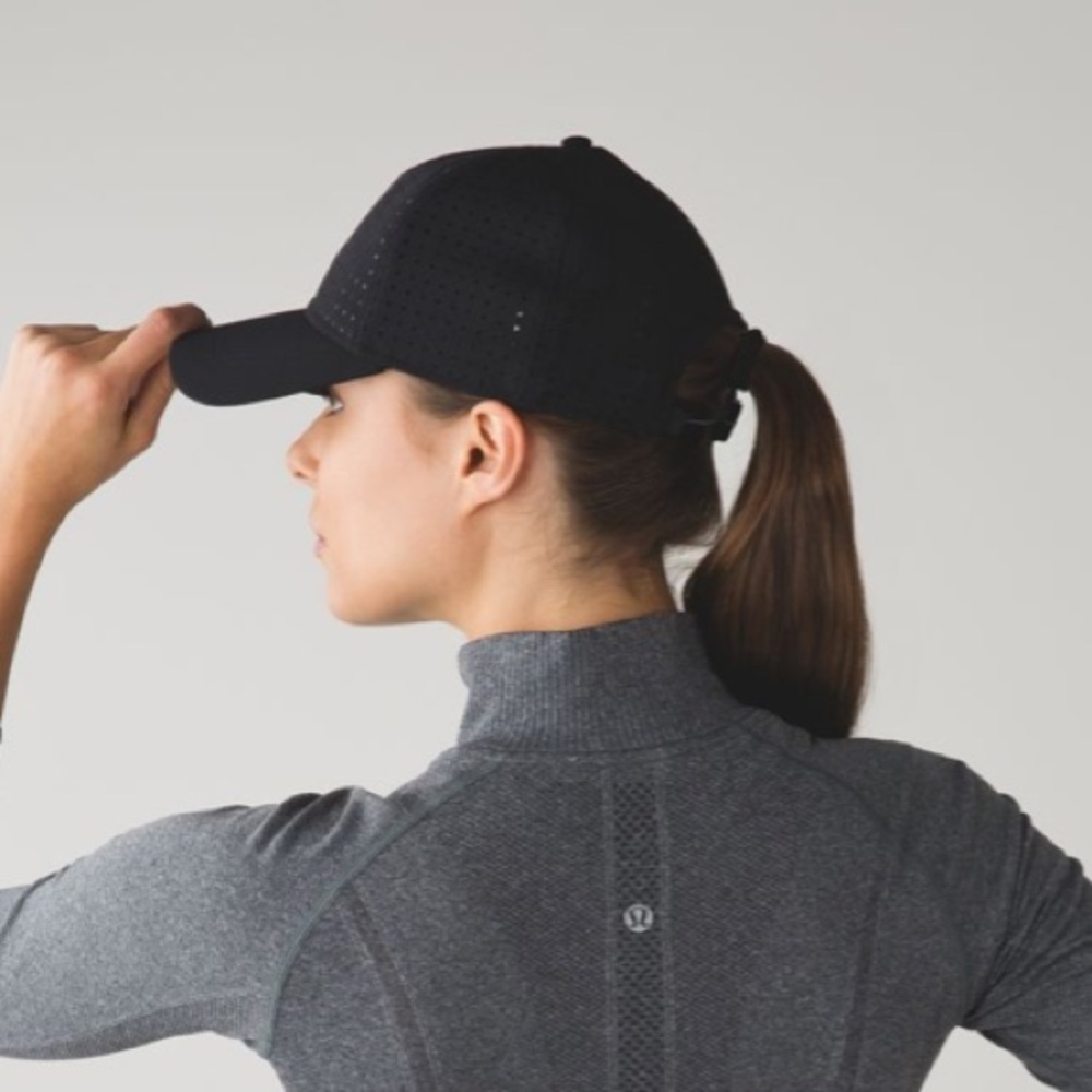 NEW Lululemon Mesh Baller Black Baseball Hat W9150S - Picture 6 of 6